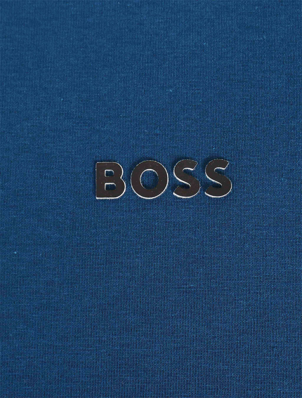 Boss Green Contrast Logo Tee - Royal Blue