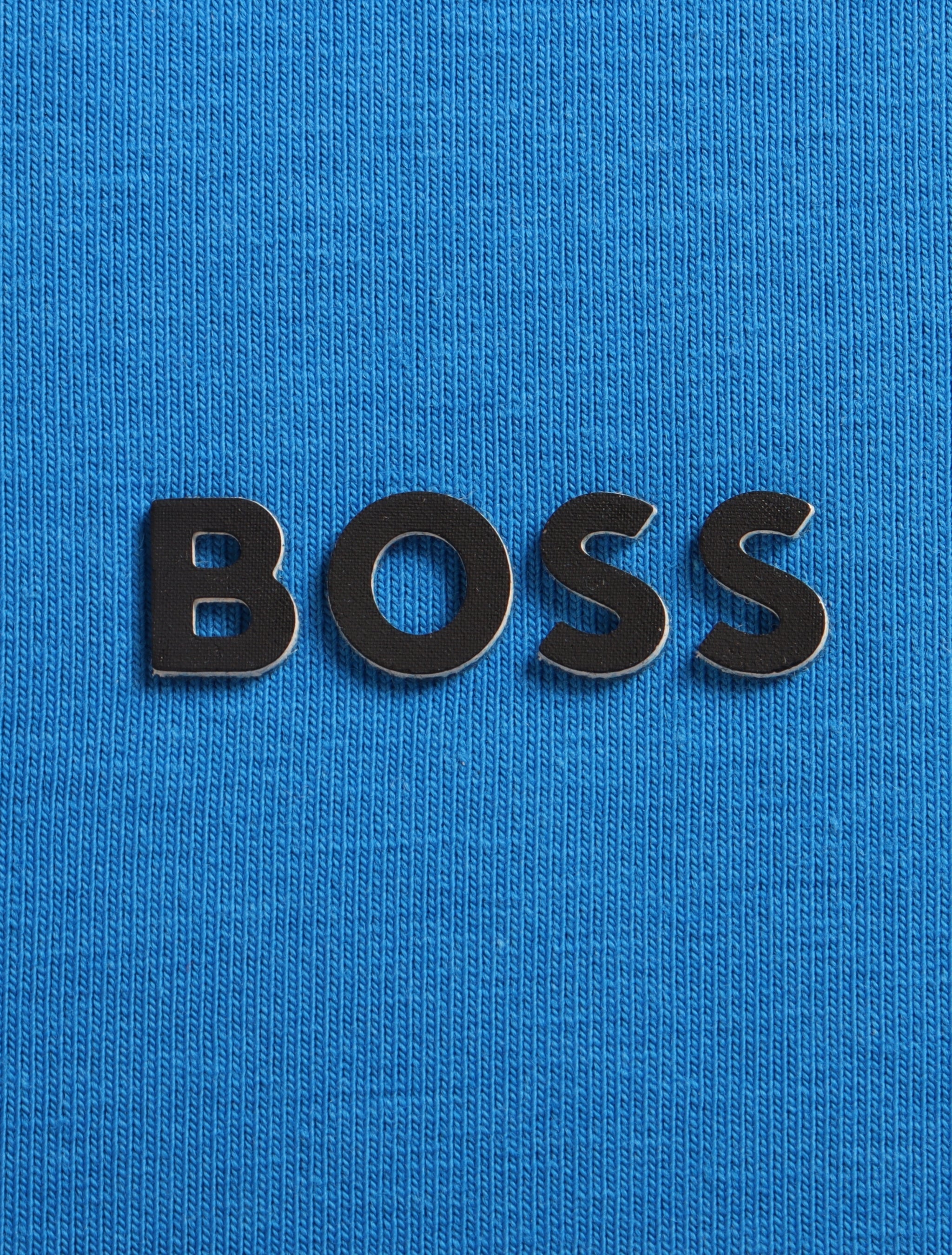 Boss Green Contrast Logo Tee - Blue