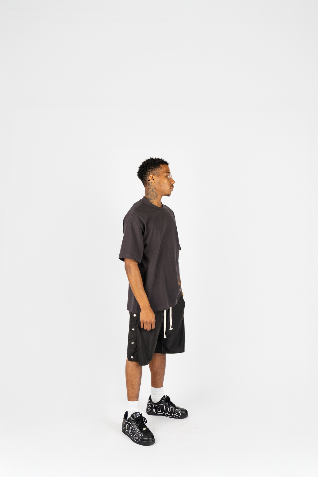 Side Snap Shorts