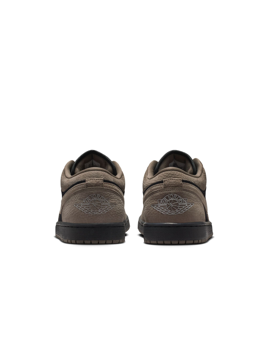 Air Jordan Mens 1 Low SE - Black/Olive Grey