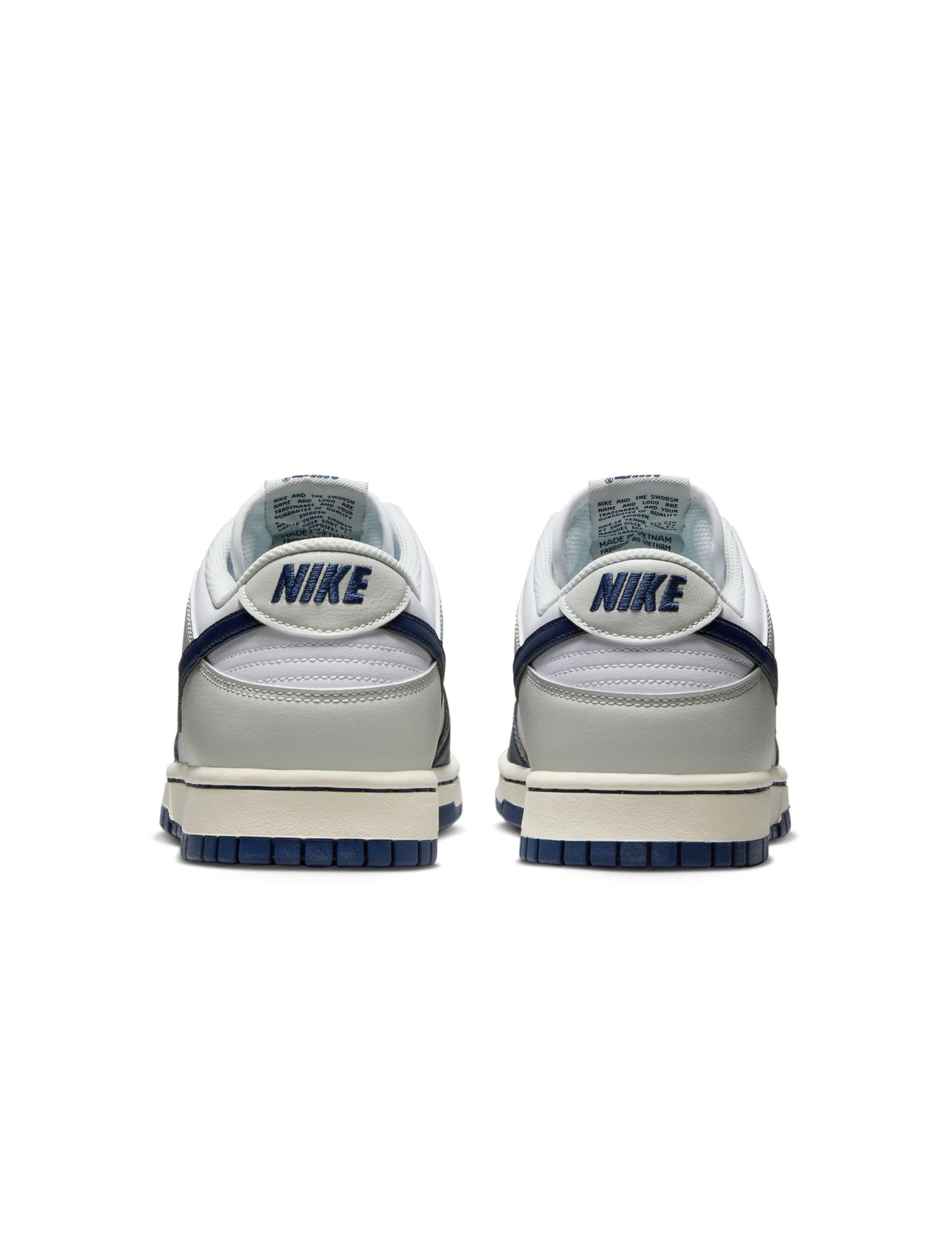 Nike Mens Dunk Low Retro - White/Midnight Navy