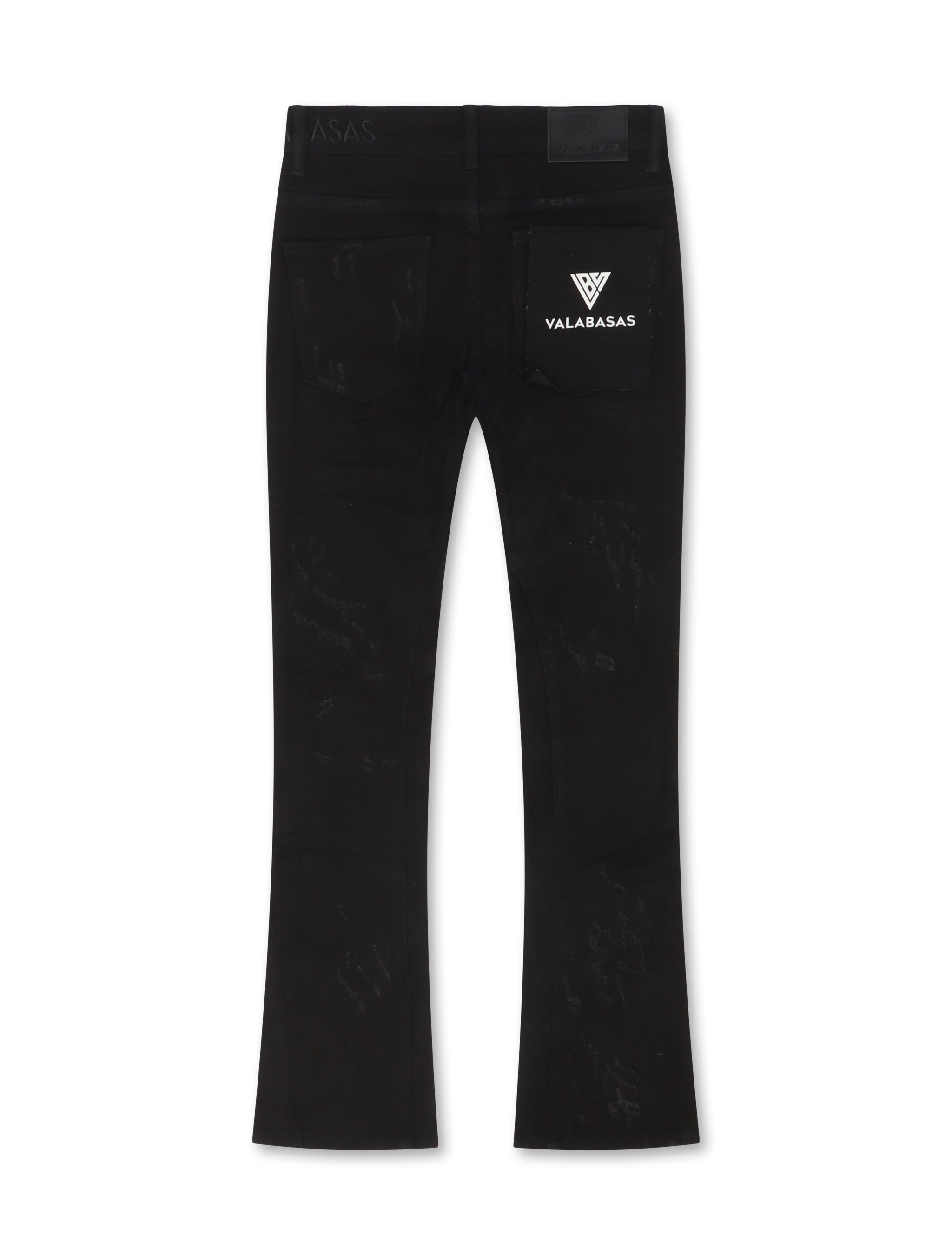Valabasas Vin Stacked Denim - Jet Black