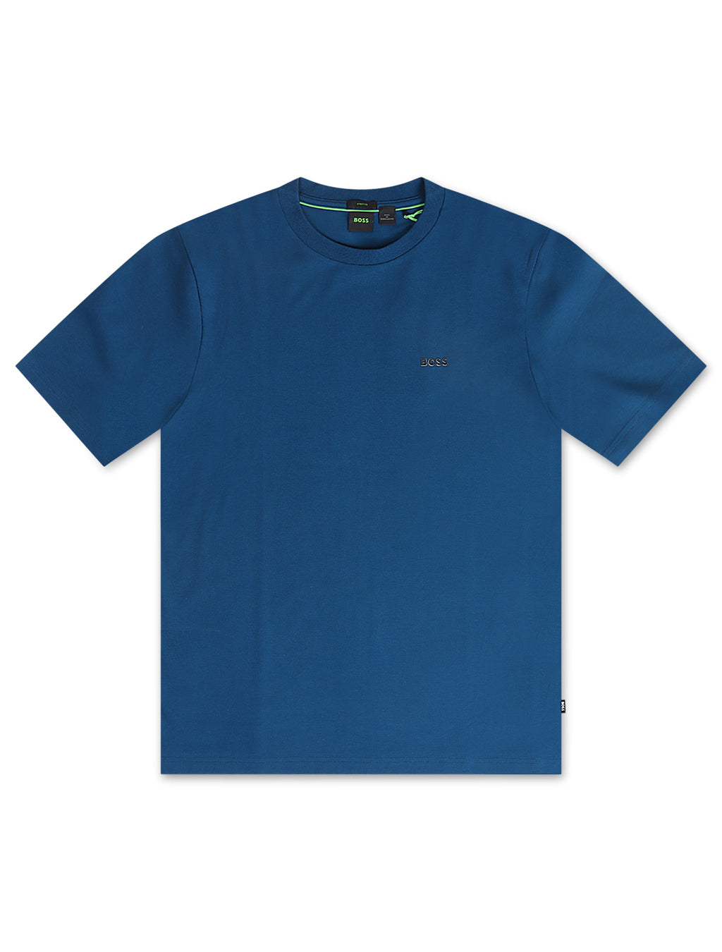 Boss Green Contrast Logo Tee - Royal Blue