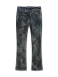 Valabasas Tagged Stacked Denim - Dirty Blue