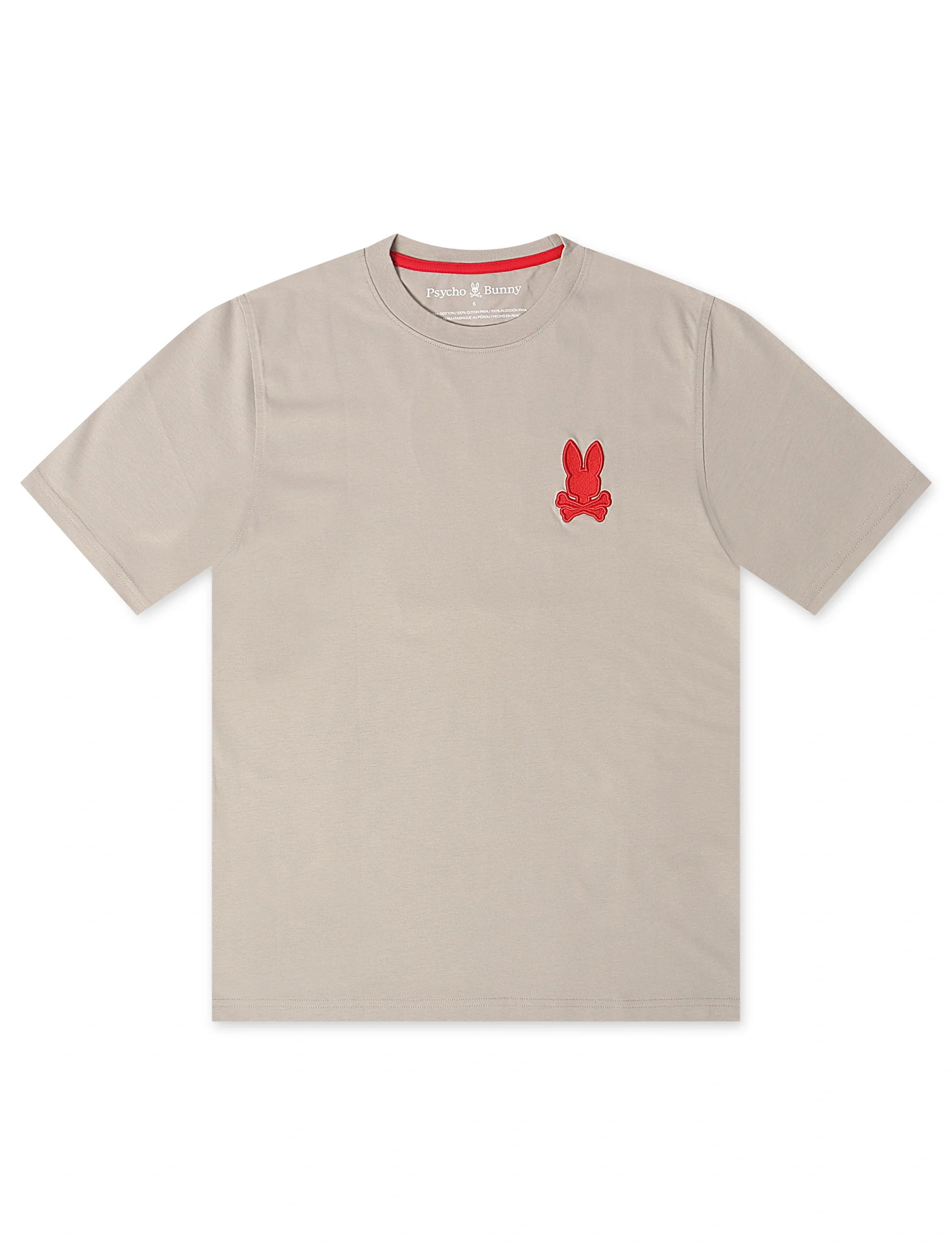 Psycho Bunny Walter Back Graphic Tee - Oyster