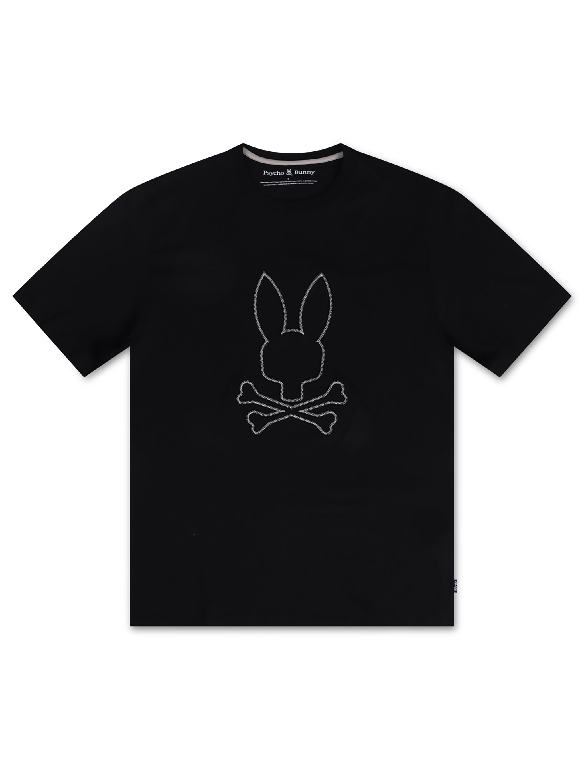 Psycho Bunny Panama Graphic Tee - Black