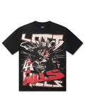 Lost Hills Punk Skull Tee - Black
