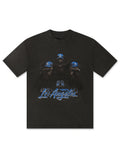 Stargazing Vulture Tee - Charcoal