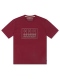 Psycho Bunny Tacoma Graphic Tee - Crimson