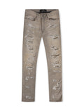Jordan Craig Mens Vintage Washes Skinny Taper Jeans  - Limestone