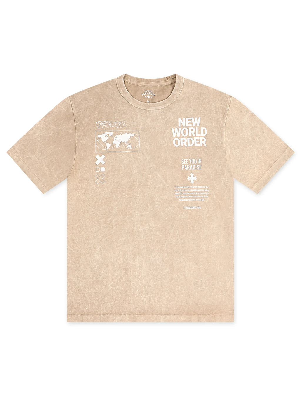 Jordan Craig New World Order Tee - Rust
