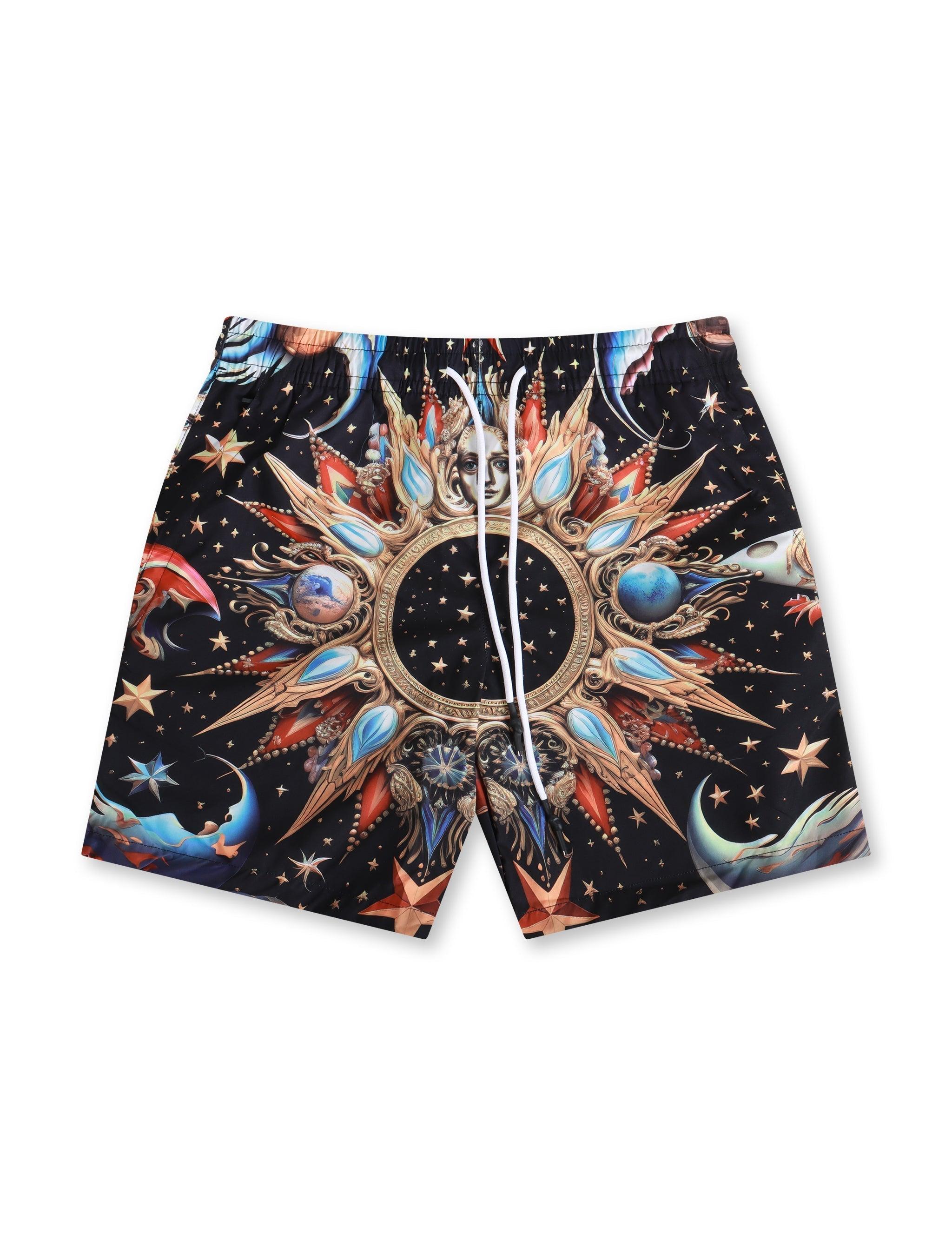 Jordan Craig Graphic Print Shorts - Celestial