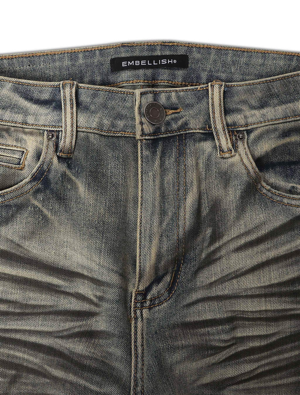 Embellish David Skinny Jeans - Burnt Sand
