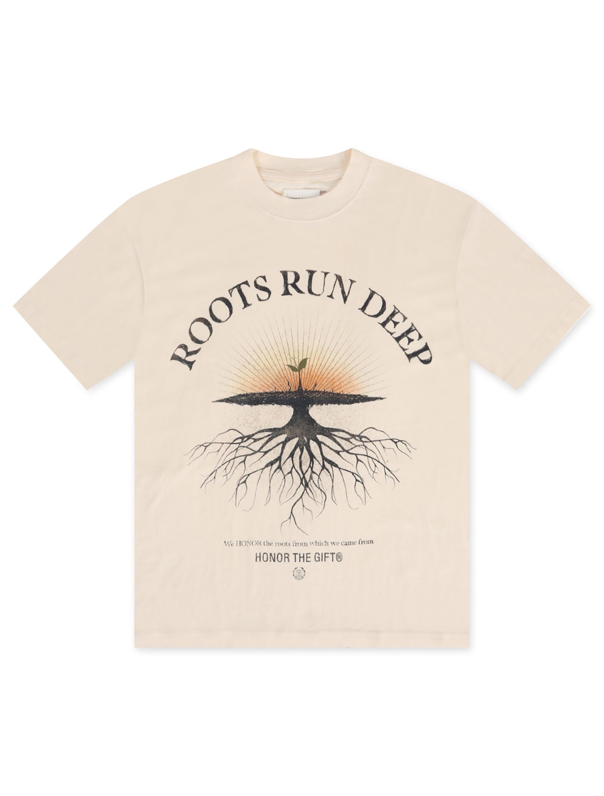 Honor The Gift Roots Run Deep Tee - Bone