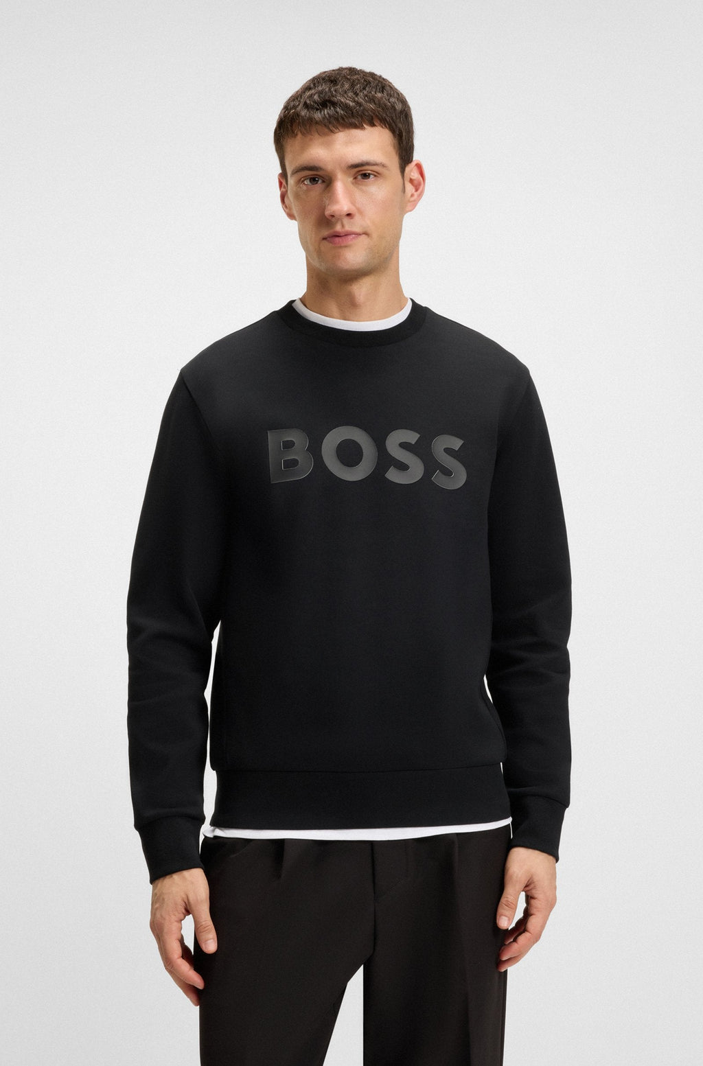 Boss Green Salbo Crewneck - Black