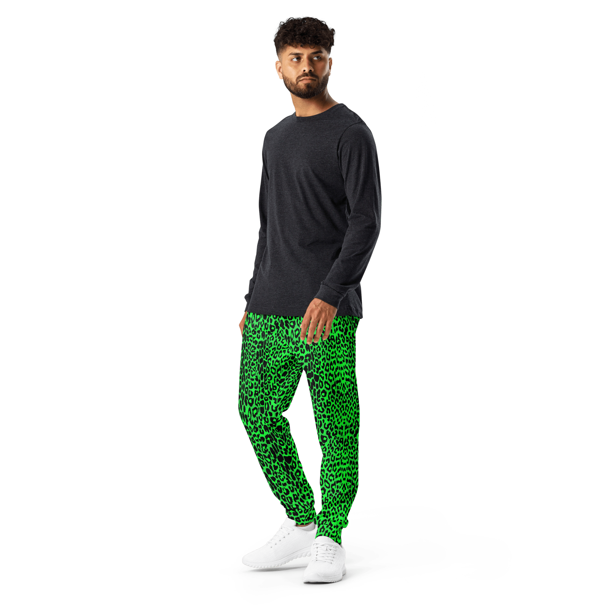 Lime Leopard Unisex Joggers