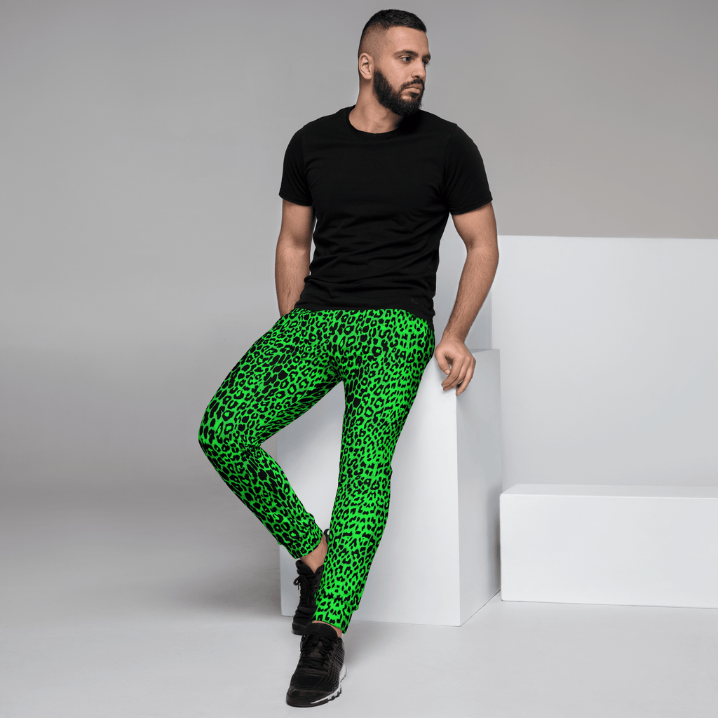 Lime Leopard Unisex Joggers