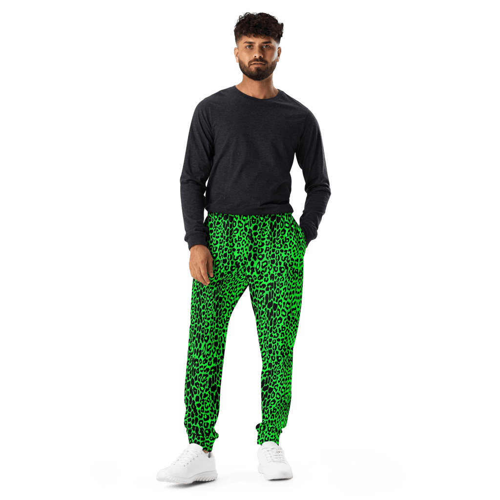 Lime Leopard Unisex Joggers