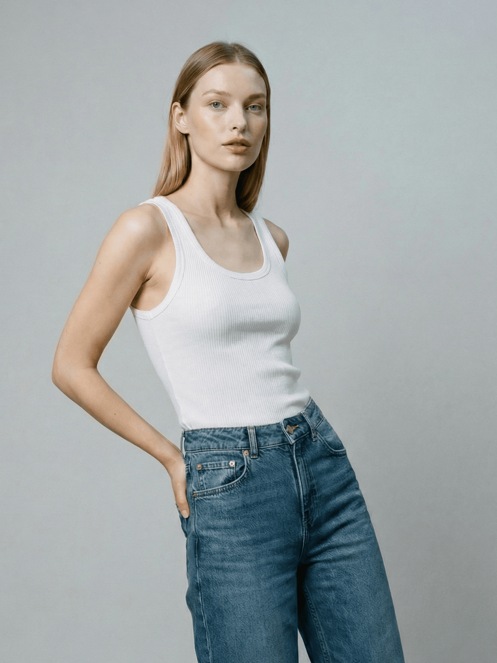 Tuckable Classic Ribbed Tank